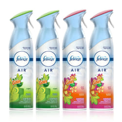 Febreze Air Freshener and Odor Eliminator Spray  Gain Original and Island Fresh Scents  8.8oz (Pack of 4)