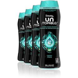Downy Unstopables In Wash Fresh Scent Booster 10oz (Pack of 4)