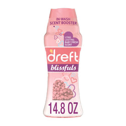 Dreft Blissfuls Laundry Scent Booster Beads for Washer, Baby Fresh Scent, 148 Oz