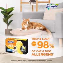 Swiffer Duster Multi-Surface Pet Heavy Duty Refills with Febreze Odor Defense  3Count