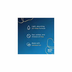 Head and Shoulders Scalp Cream Treatment, Daily Moisture, Anti Dandruff, Royal Oils Collection with Coconut Oil, Scalp Care for Natural and Curly