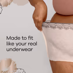 Always Discreet Boutique Incontinence Underwear Maximum Protection XL - 9 Disposable Incontinence Protective Underwear - Peach - Extra Large  Rose