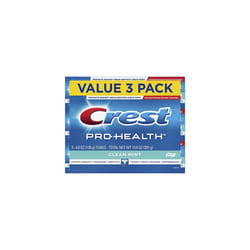 Crest Pro-Health Smooth Formula Toothpaste, Clean Mint, 4.6 oz, 3 Count