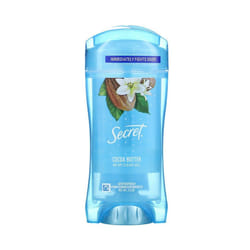 Secret, 48 Hour Clear Gel Deodorant, Cocoa Butter, 2.6 oz