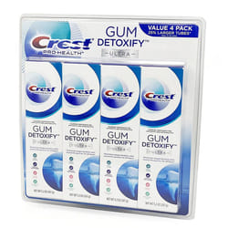 Crest Pro Health Ultra Gum Detoxify Toothpaste (4-Pack  5.2 oz each)