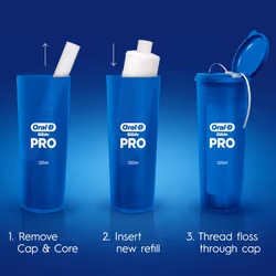 Oral-B Glide PRO Refillable Dental Floss Starter Kit  120m