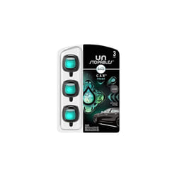 Unstopables Car Odor-Fighting Car Freshener Vent Clip Fresh, .07 fl oz. Car Vent Clip, Pack of 3