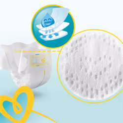 Pampers Sensitive Pampers Newborn Nappies Size 1 (2-5 kg) 144 Count