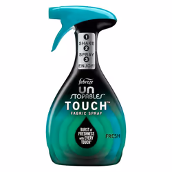 Febreze Unstopables Touch Fabric Spray and Odor Eliminator  Fresh  27 oz