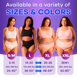 Always Discreet Adult Incontinence & Postpartum Underwear For Women  Size Small/Medium White  Maximum Absorbency  Disposable  19 Count(Pack of 1) (Pac