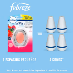 Febreze Small Spaces Air Freshener  Wild Berries  Odor Fighter for Strong Odors (1 Count)