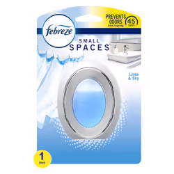 Febreze Small Spaces Air Freshener Linen & Sky 1 count Blue Model:93336