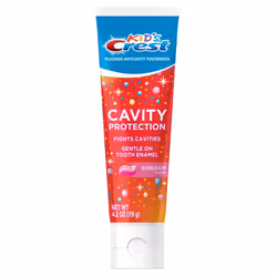 Kid's Crest Cavity Protection Bubblegum Flavor Toothpaste Gel Formula  4.2 oz
