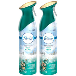 Febreze Air Effects - Fresh-Cut Pine - Holiday Collection 2016 - Net Wt. 9.7 OZ (275 g) Per Can - Pack of 2