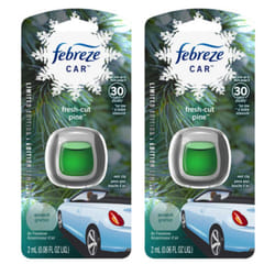 Febreze Car Vent Clip Air Freshener - Fresh-Cut Pine - Holiday Collection 2017 - Net Wt. 0.06 FL OZ (2 mL) Per Vent Clip - Pack of 2 Vent Clips