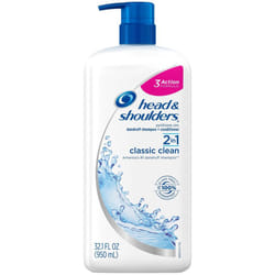 Head & Shoulders Classic Clean 2-in-1 Anti-dandruff Shampoo + Conditioner  32.1 Fl Oz