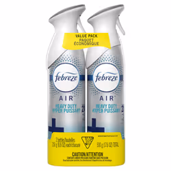 Febreze AIR Freshener Heavy Duty Crisp Clean (2 Count 17.6 oz)