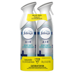 Febreze AIR Freshener Heavy Duty Crisp Clean (2 Count  17.6 oz)