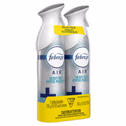 Febreze AIR Freshener Heavy Duty Crisp Clean (2 Count  17.6 oz)