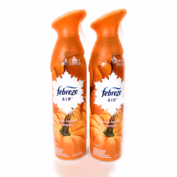 Febreze Air - Limited Edition - Fresh-Harvest Pumpkin - Twin Package - Net Wt. 8.8 OZ (250 g) Per Bottle - One (1) Package (2 ...