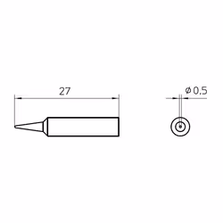 Weller XNT 1 Soldering tip - Additional view 2