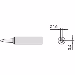 Weller XNT A 1 pc(s) Soldering tip
