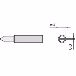 Weller XNT D 1 pc(s) Soldering tip - Additional view 3