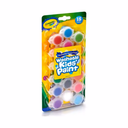 Crayola Washable Kid's Paint Assorted Colors 18 Each (Pack of 6)
