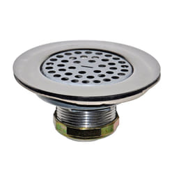 Danco 10644 4-1/2"" Mobile Home Flat Top Shower Drain Strainer  Chrome