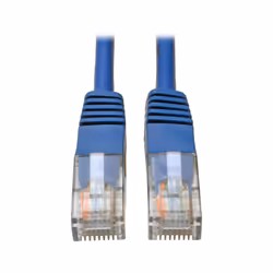 Tripp Lite N002-007-BL Cat5e 350 MHz Molded (UTP) Ethernet Cable (RJ45 M/M), PoE - Blue, 7 ft. (2.13 m), 2.1 m, Cat5e, U/UTP ...