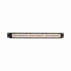 Tripp Lite N052-024 24-Port 1U Rack-Mount Cat5e 110 Patch Panel, 568B, RJ45 Ethernet, TAA