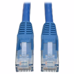 Tripp Lite N201-007-BL Cat6 Gigabit Snagless Molded (UTP) Ethernet Cable (RJ45 M/M), PoE, Blue, 7 ft. (2.13 m), 2.13 m, Cat6, ...