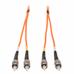 Tripp Lite N302-10M Duplex Multimode 62.5/125 Fiber Patch Cable (ST/ST), 10M (33 ft.), 10 m, OFNR, 2x ST, 2x ST