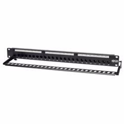Tripp Lite N254-024 24-Port 1U Rack-Mount Cat6/Cat5 Feedthrough Patch Panel, RJ45 Ethernet, TAA - Additional view 3