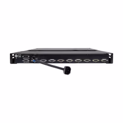 Tripp Lite B040-008-19 NetController 8-Port 1U Rack-Mount Console KVM Switch with 19-in. LCD - Additional view 3