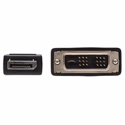 Tripp Lite P581-006 DisplayPort to DVI Adapter Cable (DP with Latches to DVI-D Single Link M/M), 6 ft. (1.8 m)