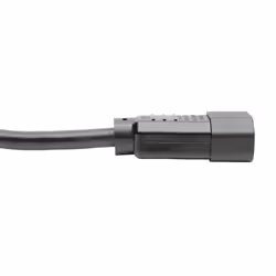 Tripp Lite P005-12N Heavy-Duty PDU Power Cord, C13 to C14 - 15A, 250V, 14 AWG, 1 ft. (0.31 m), Black