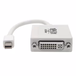 Tripp Lite P137-06N-DVI Keyspan Mini DisplayPort to DVI Adapter, Video Converter for Mac/PC, White (M/F), 6-in. (15.24 cm)