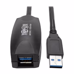 Tripp Lite U330-05M USB 3.0 SuperSpeed Active Extension Repeater Cable (A M/F), 5M (16.4 ft.), 4.88 m, USB A, USB A, USB 3.2  ...