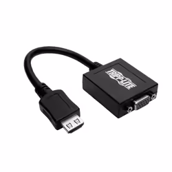 Tripp Lite P131-06N HDMI to VGA with Audio Converter Cable Adapter for Ultrabook/Laptop/Desktop PC, (M/F), 6-in. (15.24 cm), ...