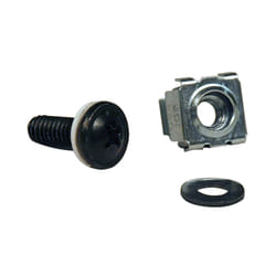 Tripp Lite SRCAGENUT5MM SmartRack Square Hole Hardware Kit with 50 M5 screws and washers
