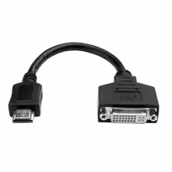 Tripp Lite P132-08N HDMI to DVI Adapter Video Converter (HDMI-M to DVI-D F), 8-in. (20.32 cm), 0.2 m, DVI-D, HDMI, Female, Ma ...