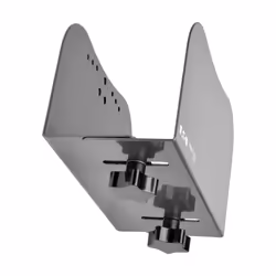 Tripp Lite DCPU1 CPU / Computer Mount for Desks and Rails, Wall-mounted CPU holder, 18.14 kg, Grey, Steel, China, 154.9 mm