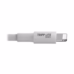 Tripp Lite M100-003-WH USB-A to Lightning Sync/Charge Cable (M/M) - MFi Certified, White, 3 ft. (0.9 m) - Additional view 5