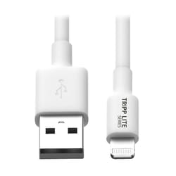 Tripp Lite M100-006-WH USB-A to Lightning Sync/Charge Cable (M/M) - MFi Certified, White, 6 ft. (1.8 m)