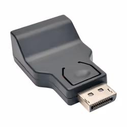 Tripp Lite P134-000-VGA-V2 DisplayPort 1.2 to VGA Active Compact Adapter Video Converter (M/F), DisplayPort, VGA, Black