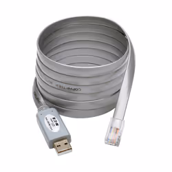 Tripp Lite U209-006-RJ45-X USB-A to RJ45 Serial Rollover Cable (M/M) - Cisco Compatible, 250 Kbps, 6 ft. (1.83 m), Gray, USB, ...