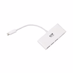 Tripp Lite U460-003-3AM 3-Port USB-C Hub with Card Reader, USB 3.x (5Gbps) Hub Ports and Card Reader Ports, White