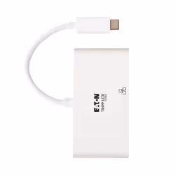 Tripp Lite U444-06N-H4GU-C USB-C Multiport Adapter - 4K HDMI, USB 3.x (5Gbps) Hub Port, GbE, 60W PD Charging, HDCP, White - Additional view 4