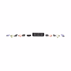 Tripp Lite B032-HUA2 2-Port USB/HD Cable KVM Switch with Audio/Video, Cables and USB Peripheral Sharing - Additional view 4